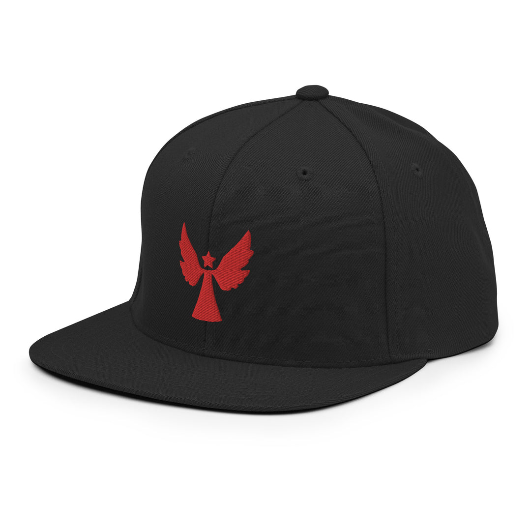 Black Angel Snapback Cap