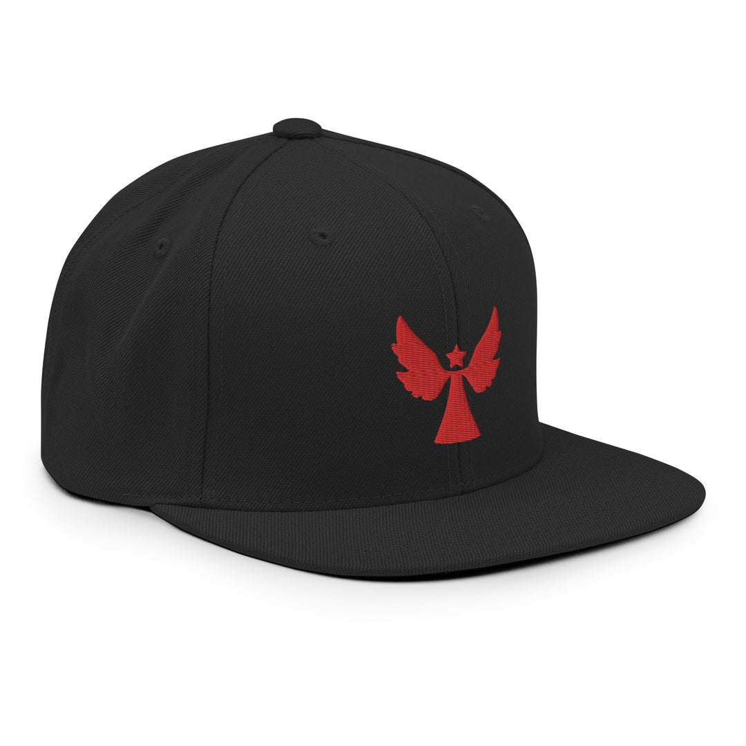 Black Angel Snapback Cap