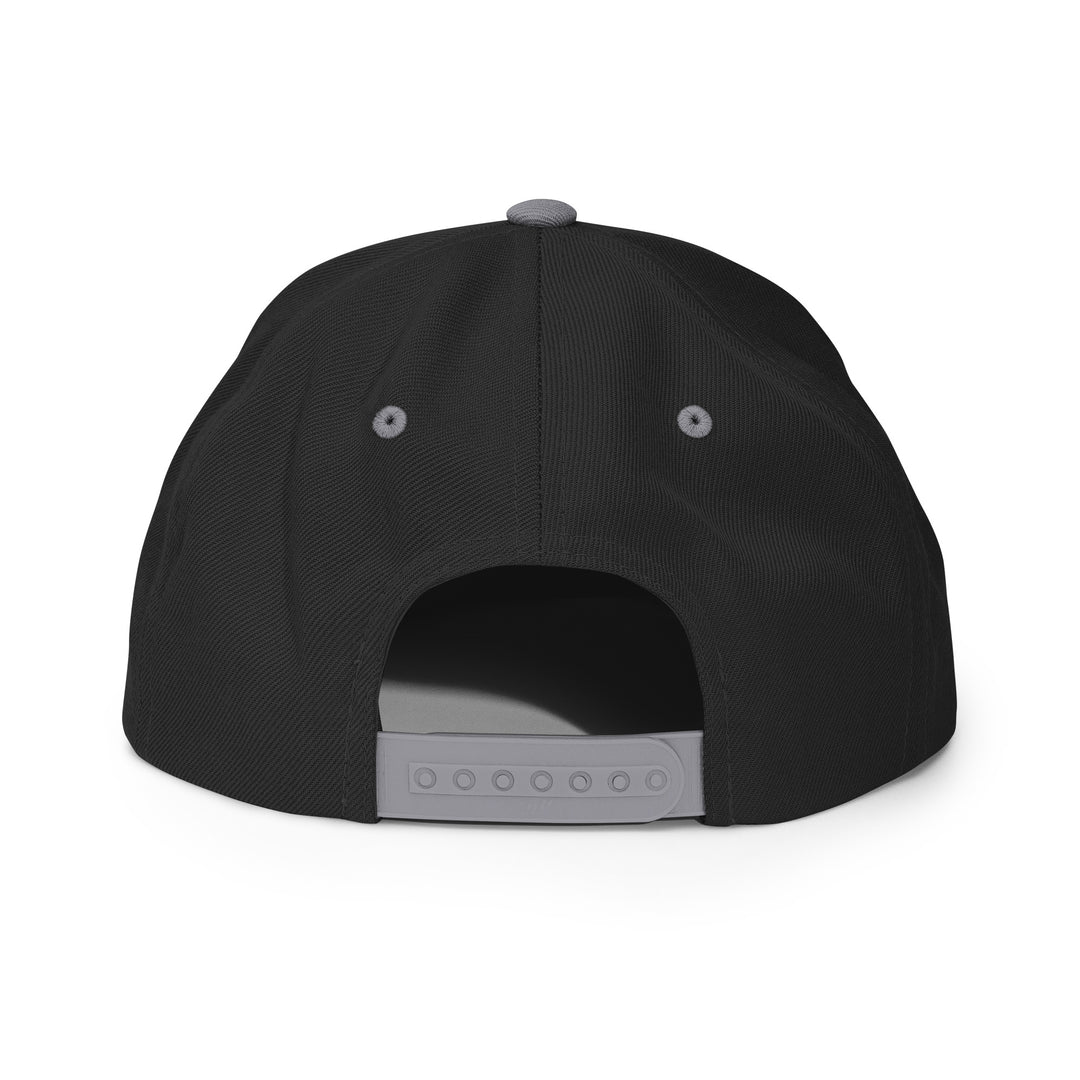 Casquette Ange Snapback noir argent