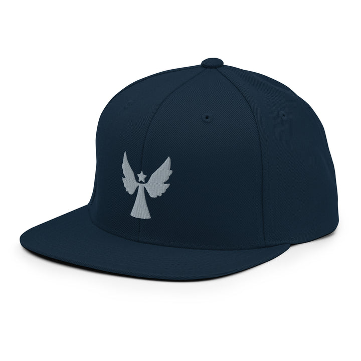 Navy Snapback Angel Cap