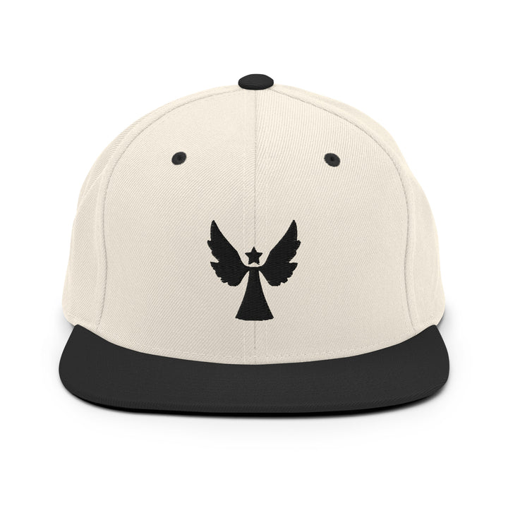 Ange Snapback Cap Black Ivory